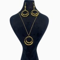 نیم ست حلقه ایی طلا روسی