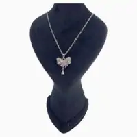 گردنبند پاپیون صورتی