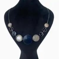 گردنبند سنگی صدفی