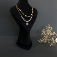 گردنبند گل مروارید پرورشی