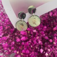 گوشواره سکه ایی الیزابت