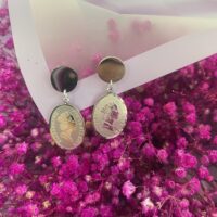 گوشواره سکه ایی بیضی