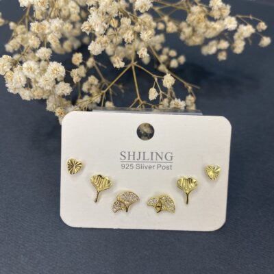 گوشواره سه جفتی لیلیوم