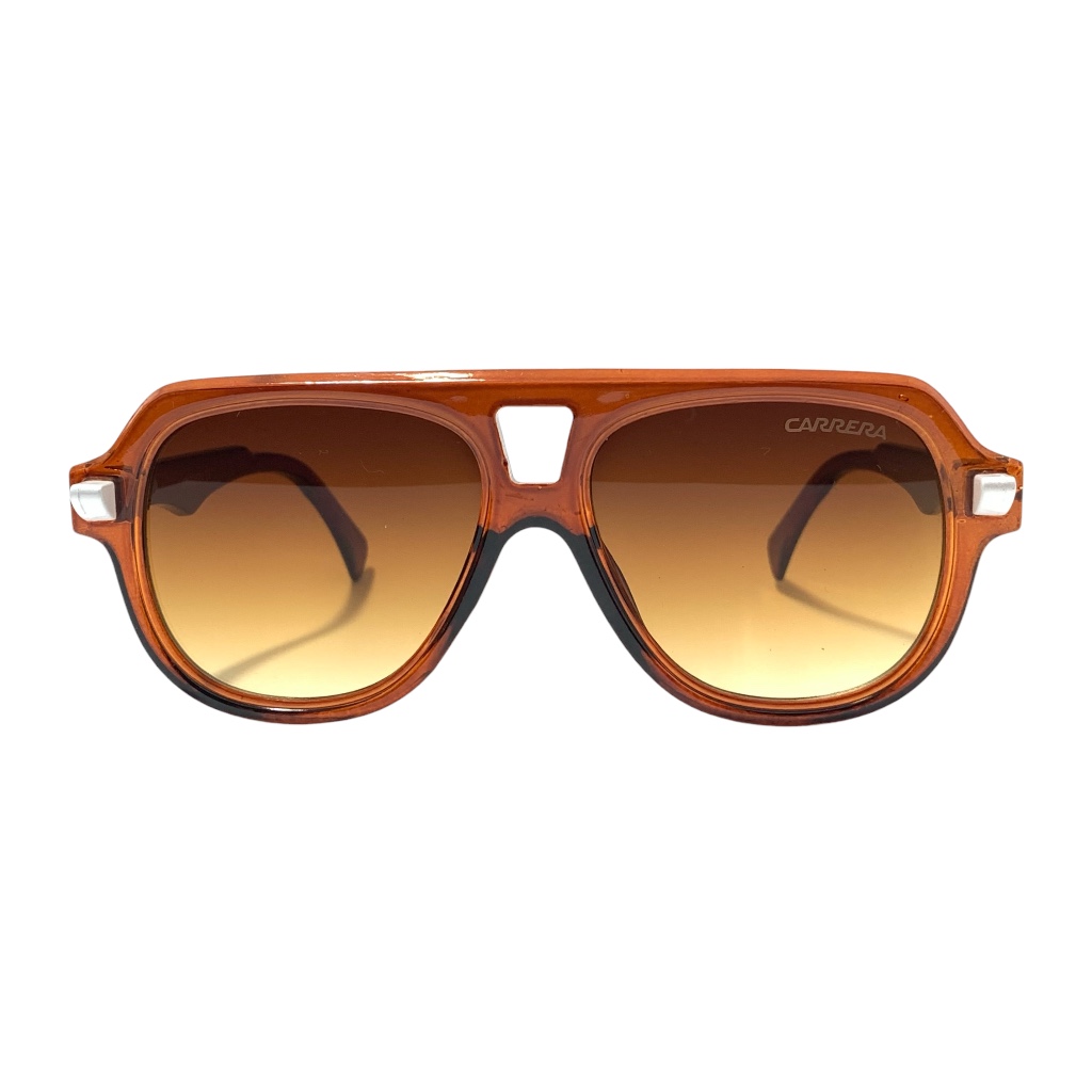 عینک آفتابی خلبانی مردانه کاررا مدل DS24230 رنگ قهوه ای