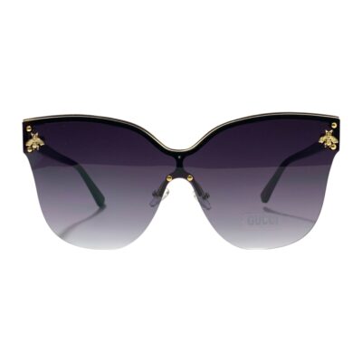 عینک آفتابی پروانه‌ای زنانه گوچی مدل ۱۰۲۴۴ رنگ مشکی