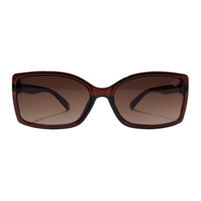 عینک آفتابی مستطیلی زنانه مدل ۲۰-۲۲۴ رنگ زرشکی