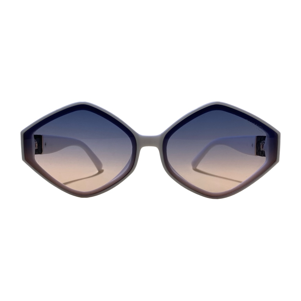 عینک آفتابی چندضلعی زنانه مدل CH2916 رنگ سفید