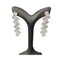 گوشواره آویز زنانه مدل جواهری