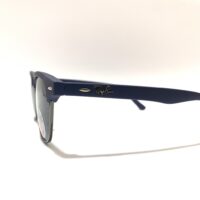 عینک آفتابی ریبن با فریم کلاب مستر (Clubmaster) رنگ آبی با عدسی دودی پلاریزه