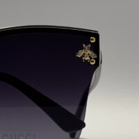 عینک آفتابی پروانه‌ای زنانه گوچی مدل ۱۰۲۴۴ رنگ مشکی