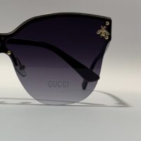 عینک آفتابی پروانه‌ای زنانه گوچی مدل ۱۰۲۴۴ رنگ مشکی