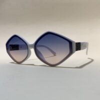 عینک آفتابی چندضلعی زنانه مدل CH2916 رنگ سفید