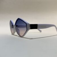 عینک آفتابی چندضلعی زنانه مدل CH2916 رنگ سفید